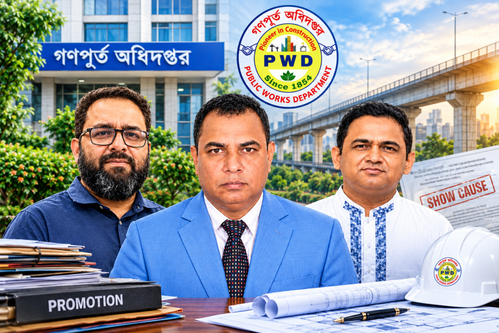 গণপূর্ত ই/এমে ‘পদোন্নতি প্যাকেজ’ নিয়ে জোর আলোচনা, ট্রাইব্যুনালের শোকজের মধ্যেই ডিপিসির তৎপরতা