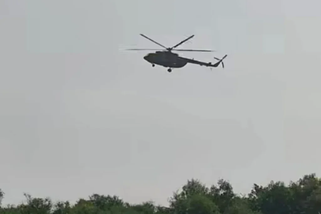 হেলিকপ্টারে সুন্দরবন দেখলেন প্রধানমন্ত্রী